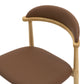 Hopper Dining Chair (Natural Oak) PU Sable