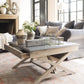 Dallas Coffee Table with Concrete Top