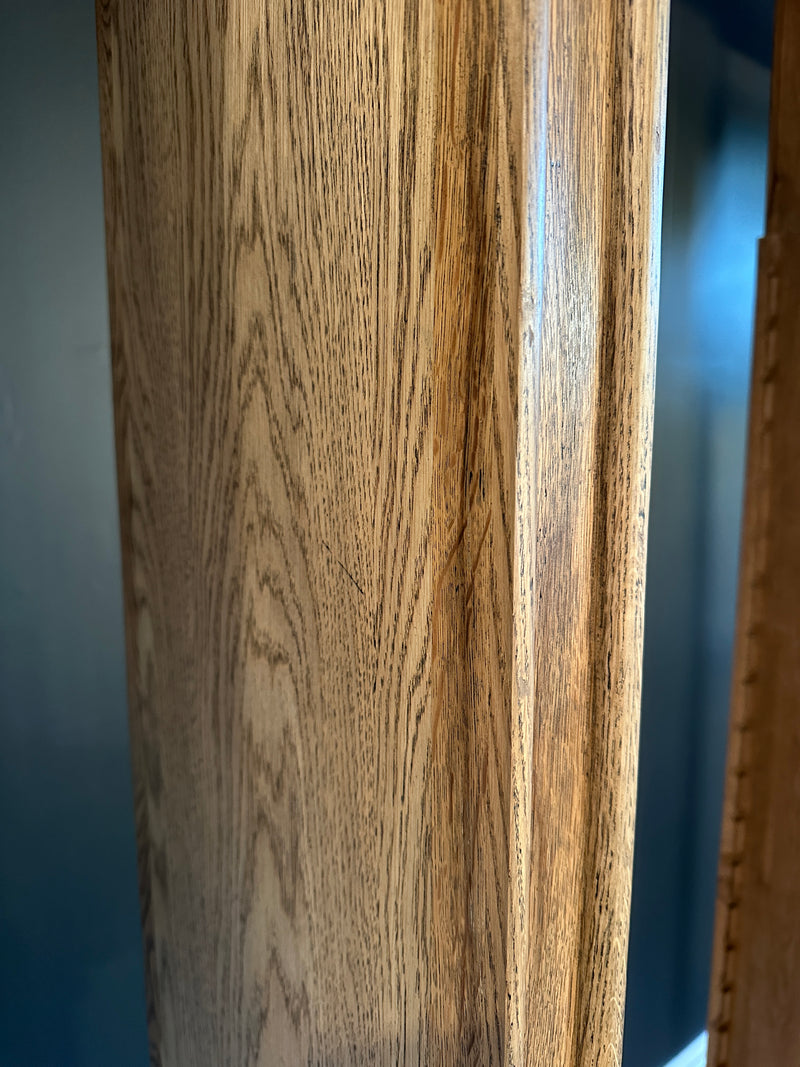 XL LIBRARY BOOKCASE W / ADJUSTABLE SHELVES - OAK