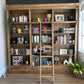 XL LIBRARY BOOKCASE W / ADJUSTABLE SHELVES - OAK