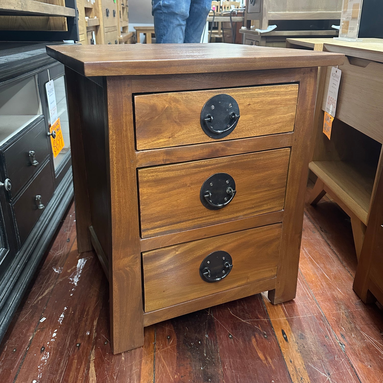 Surabaya Japanese 3 Drawer Bedsides