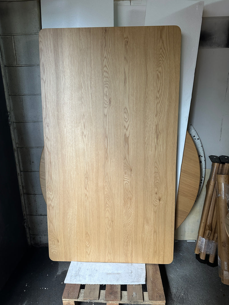 Solid Oak Oliver Dining Table 160x90 - Second