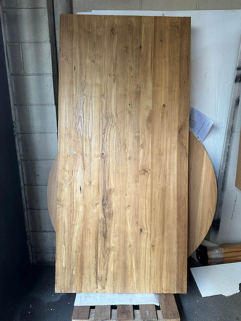 Solid Teak Rustic 180 Dining Table - FLOOR MODEL