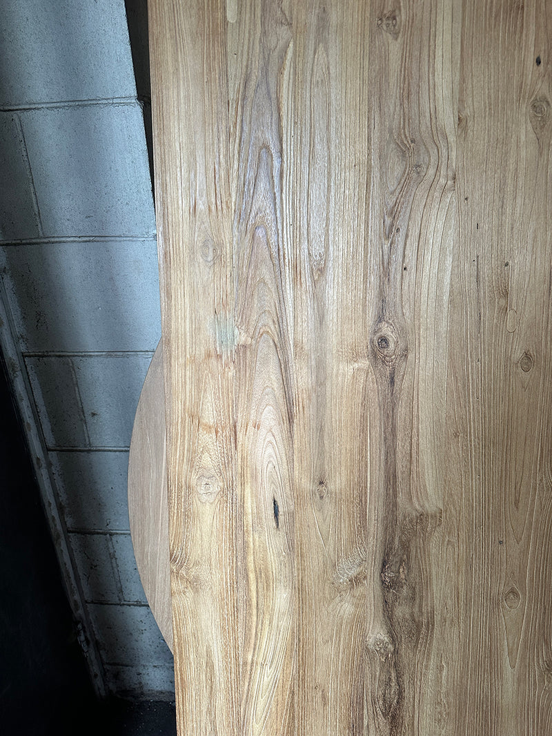 Solid Teak Rustic 180 Dining Table - FLOOR MODEL