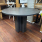 Cloud Concrete Dining Table 1m (floor model) + x6 Wagner or Zurich Dining Chairs