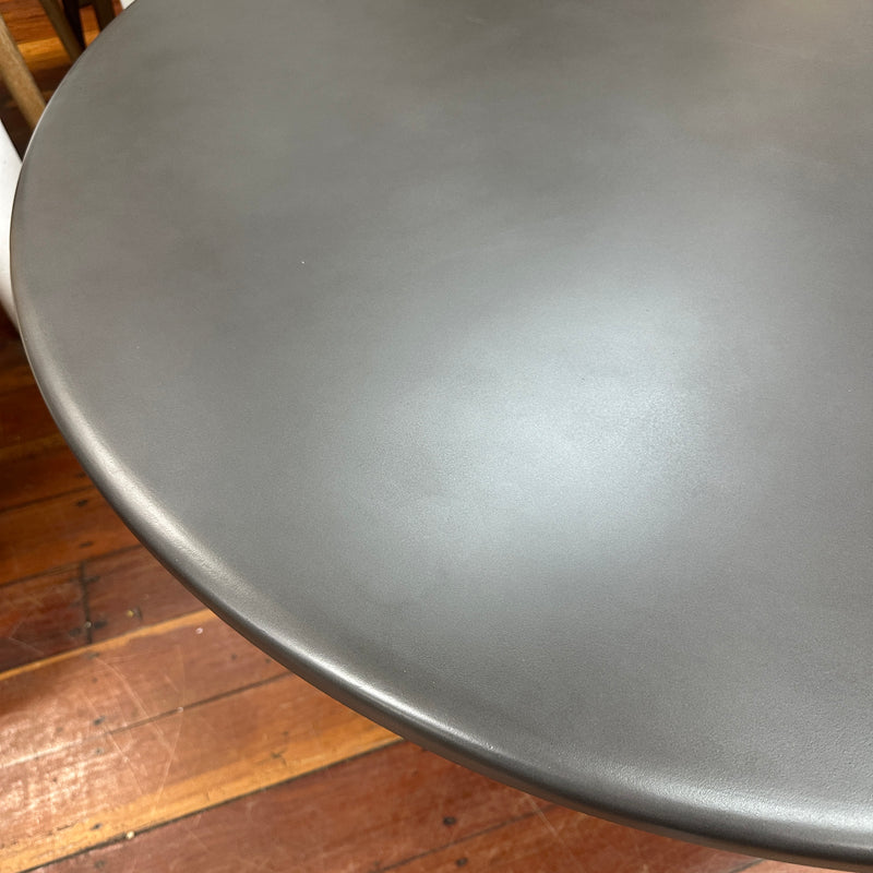 Cloud Concrete Dining Table 1m (floor model) + x6 Wagner or Zurich Dining Chairs
