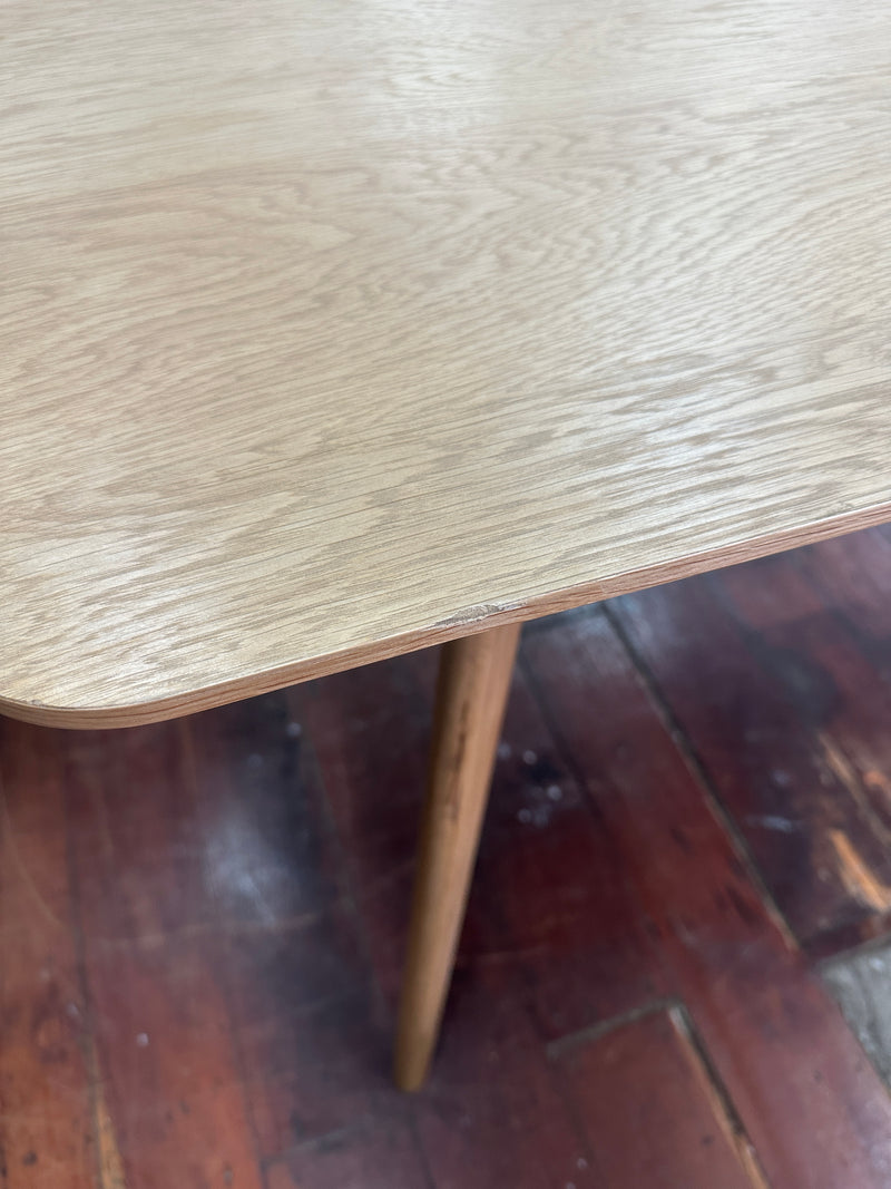 PACKAGE DEAL - Radius Dining Table 160x80 (Oak Top) - SLIGHT SECOND + x6 Wagner or Zurich Dining Chairs