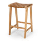 Indo Woven Barstool Saddle