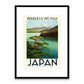 Mt Fuji Japan Travel Poster Framed Print