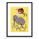 Le Frou frou Journal Humoristique Framed Print