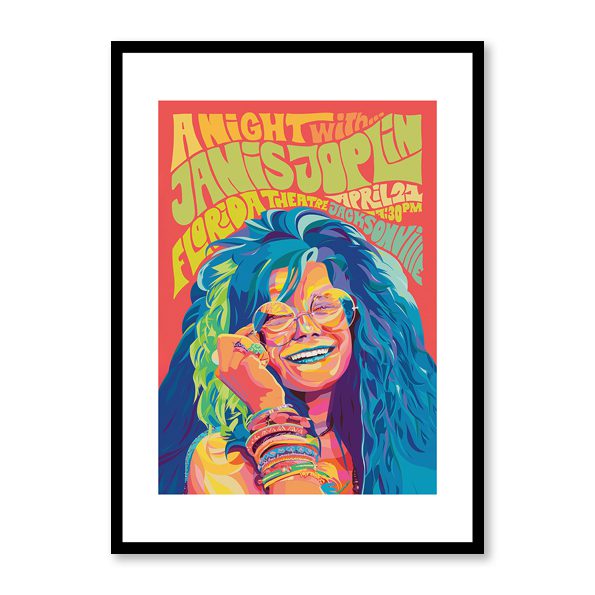 Janis Joplin Framed Print - JJ0002