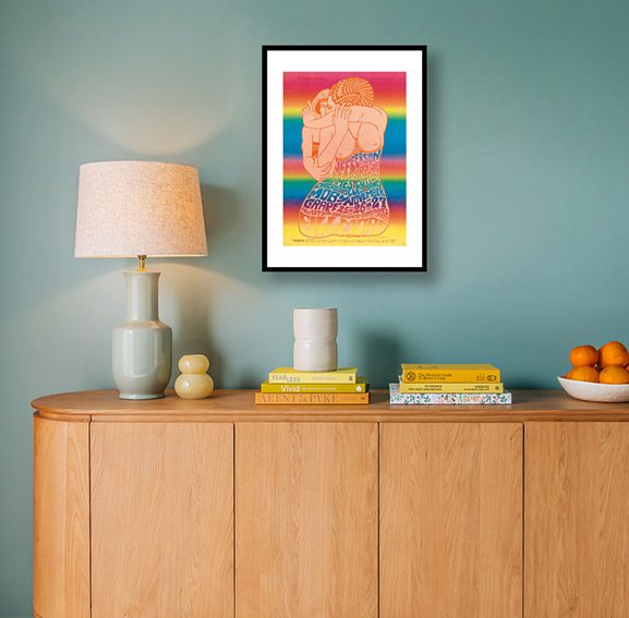 Jefferson Airplane Rainbow Framed Print