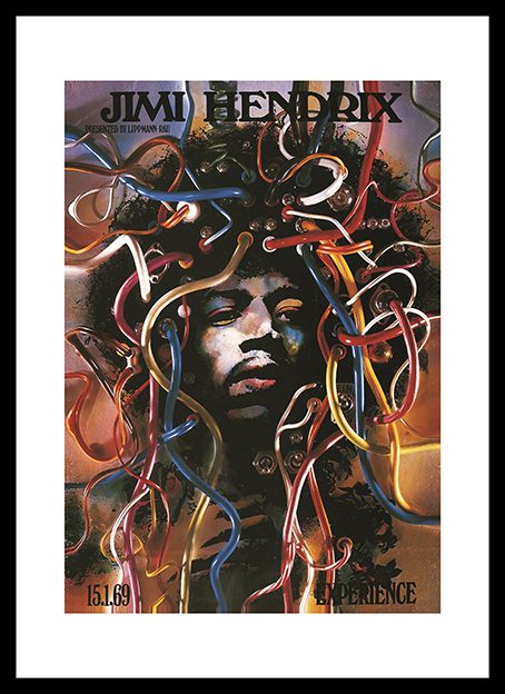 Jimi Hendrix 1969 Framed Print