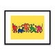 Keith Haring Dance Framed Print