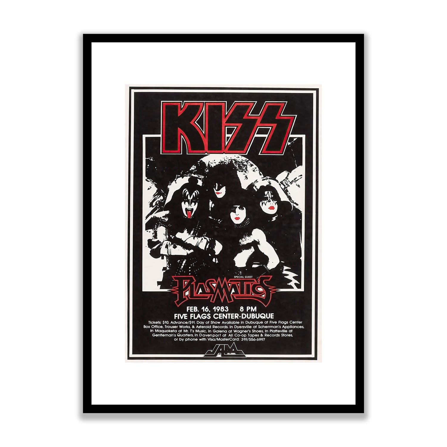 Kiss Framed Print KISS002
