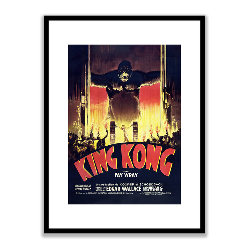 King Kong Movie Poster Framed Print