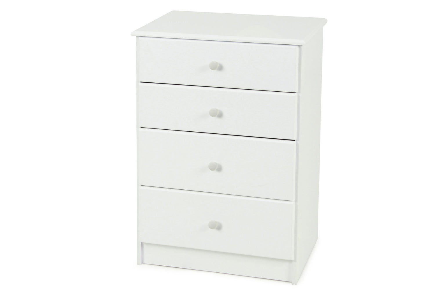 Kingston 4 Drawer Tallboy White