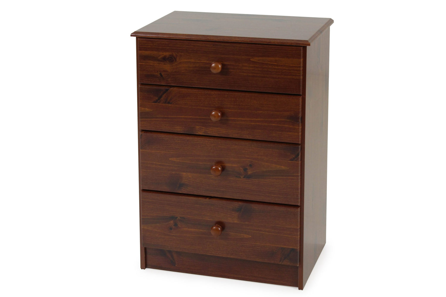 Kingston 4 Drawer Tallboy Brown