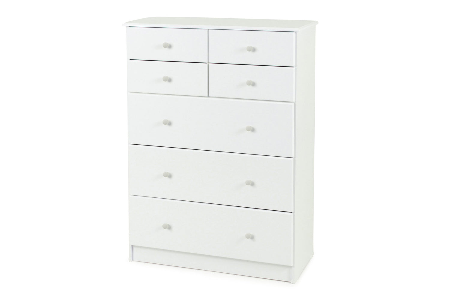 Kingston 7 Drawer Highboy White