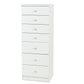 Kingston 7 Drawer Lingerie Chest White