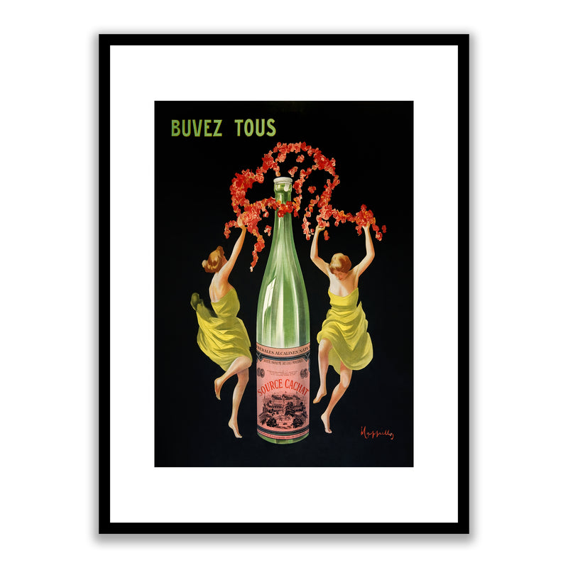 Drink All Evian Cachat 1912 Framed Print