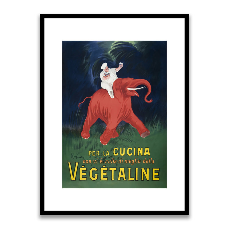 Vegetaline 1910 by Leonetto Cappiello Framed Print