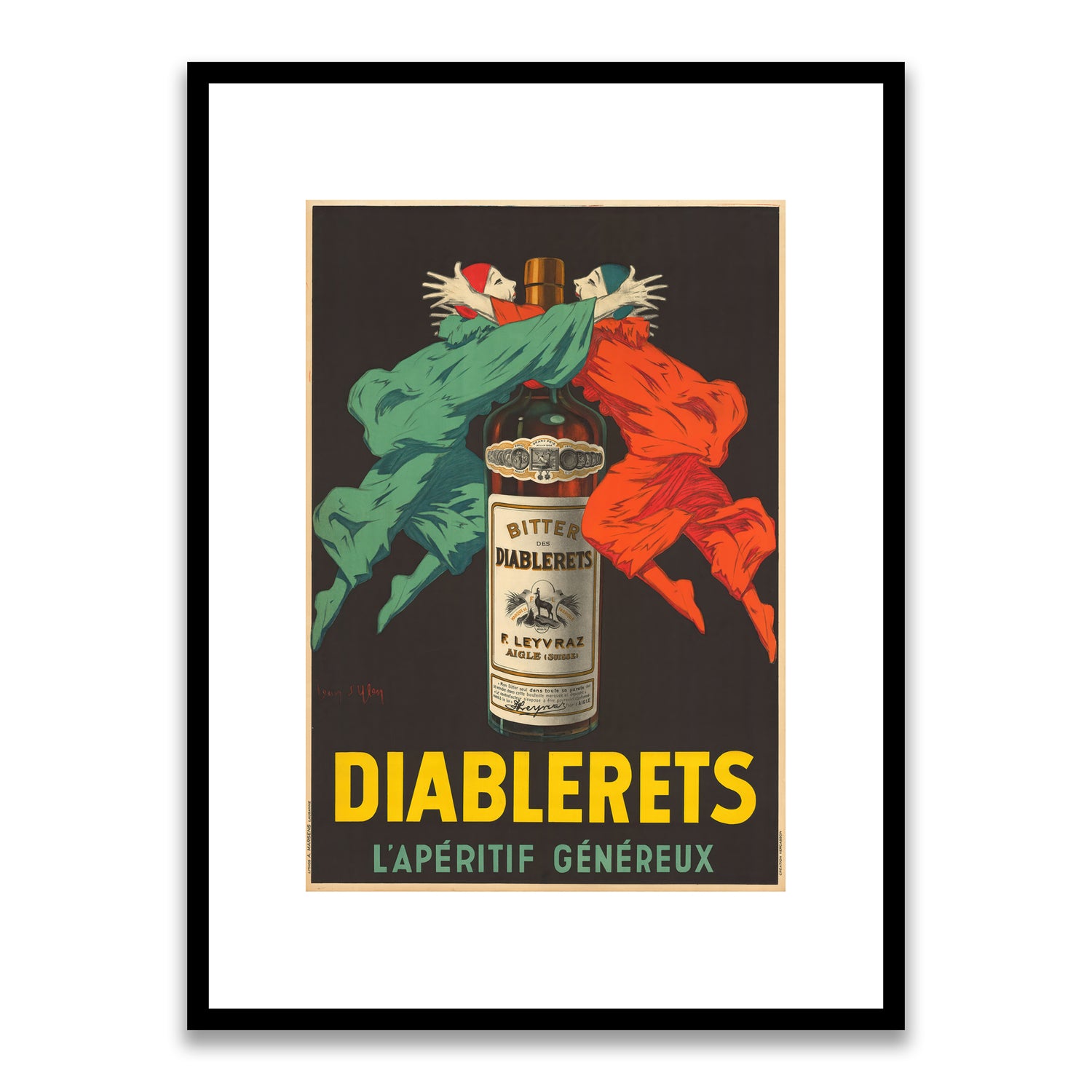 Diablerets L'aperitif Genereux Framed Print