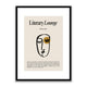 Literary Lounge Poetry Framed Print