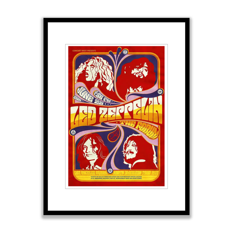 Led Zeppelin Framed Print LZ005