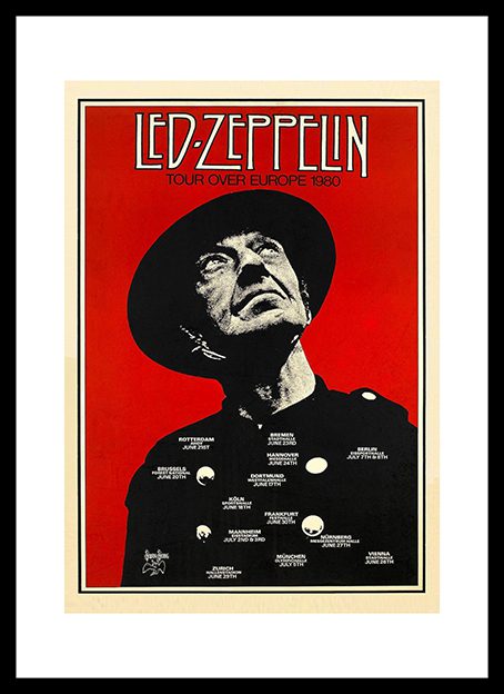 Led Zeppelin 1960 Framed Print