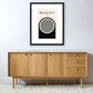 Bauhaus Circle Framed Print LARGE