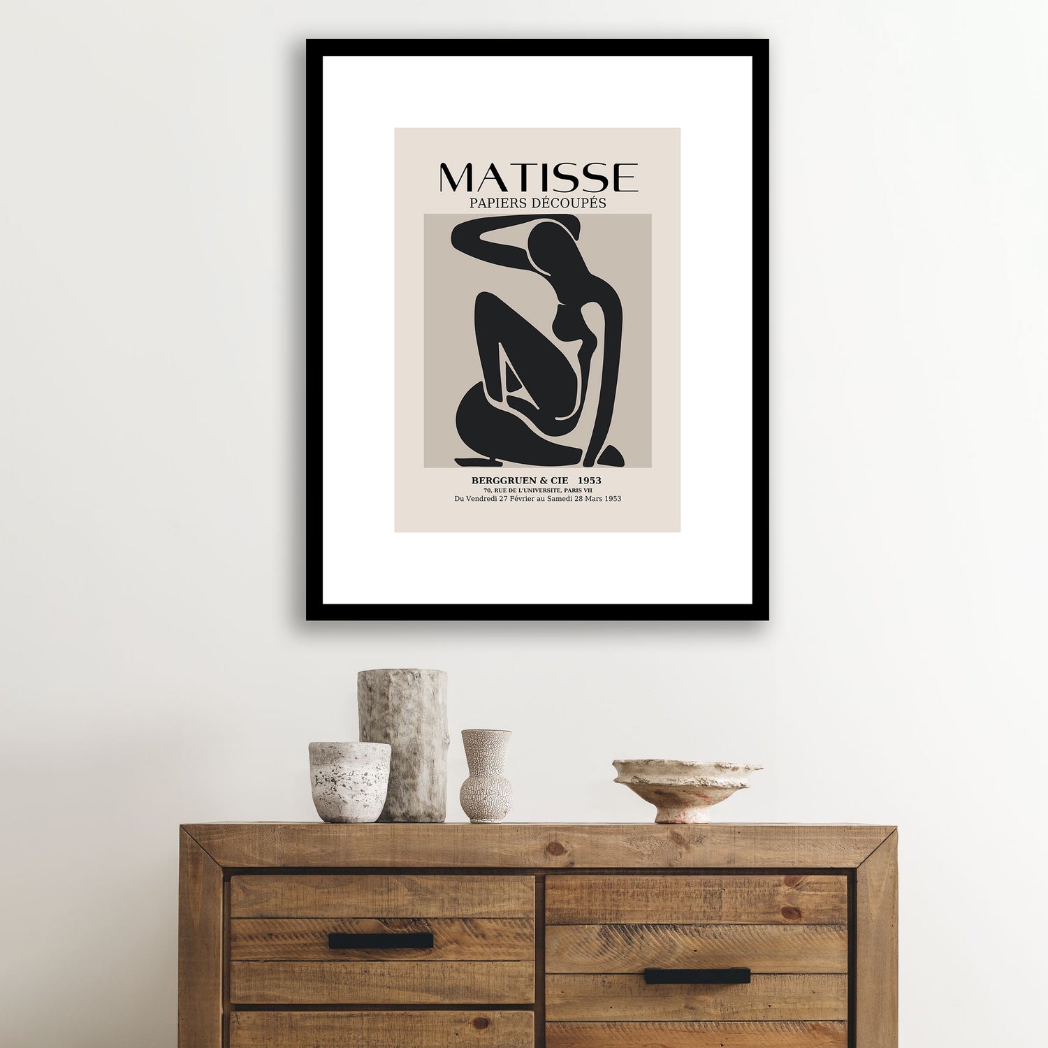 Matisse Papiers Decoupe II Framed Print LARGE