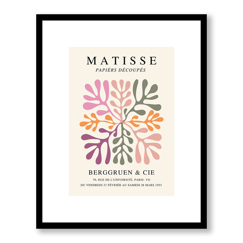 Matisse Colour Floral 1 Framed Print LARGE