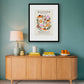 Matisse Colour Floral 3 Framed Print LARGE