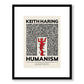 Keith Harring Humanism Framed Print LARGE