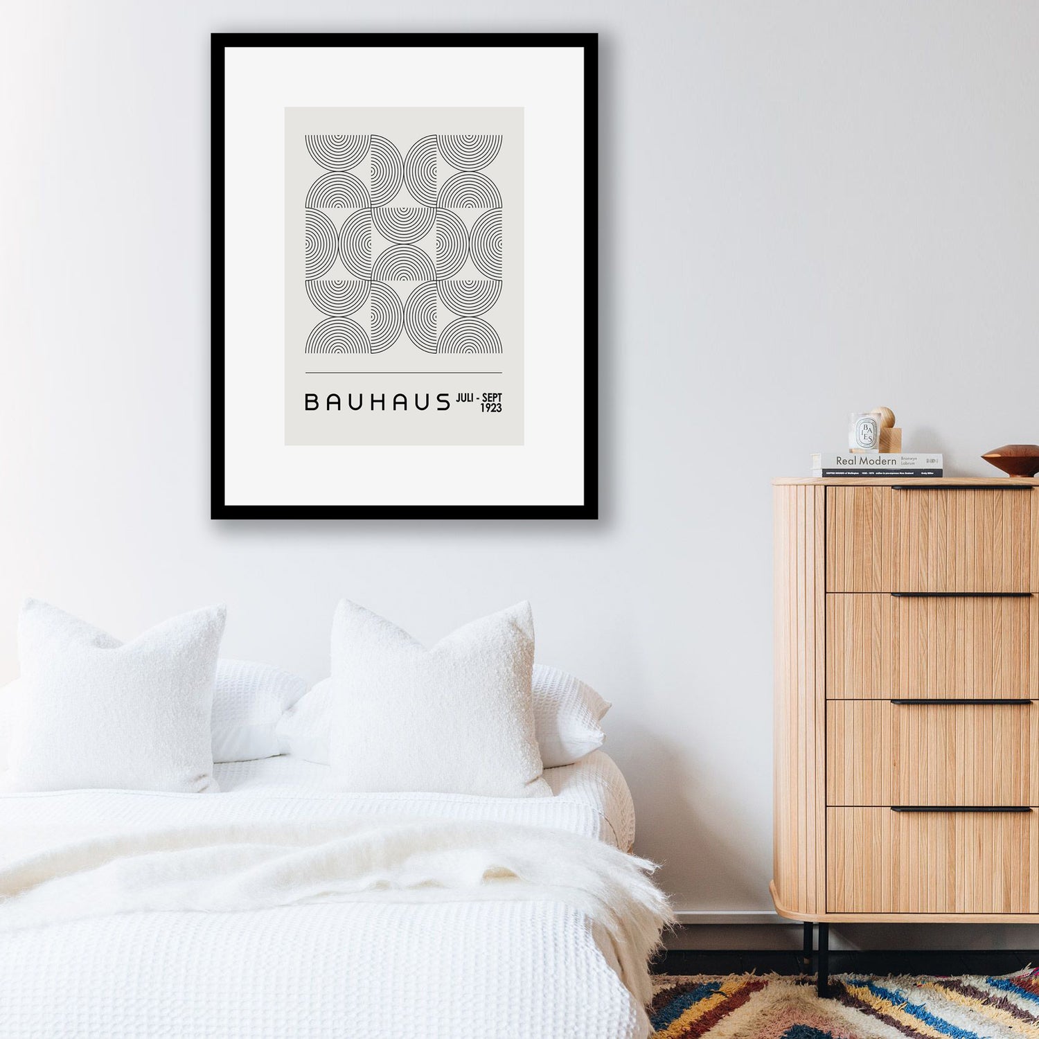 Bauhaus Exhibition Framed Print LARGE