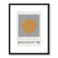 Bauhaus Gold Framed Print LARGE