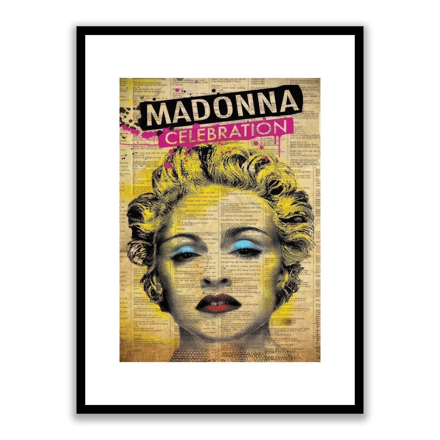 Madonna Celebration Framed Print