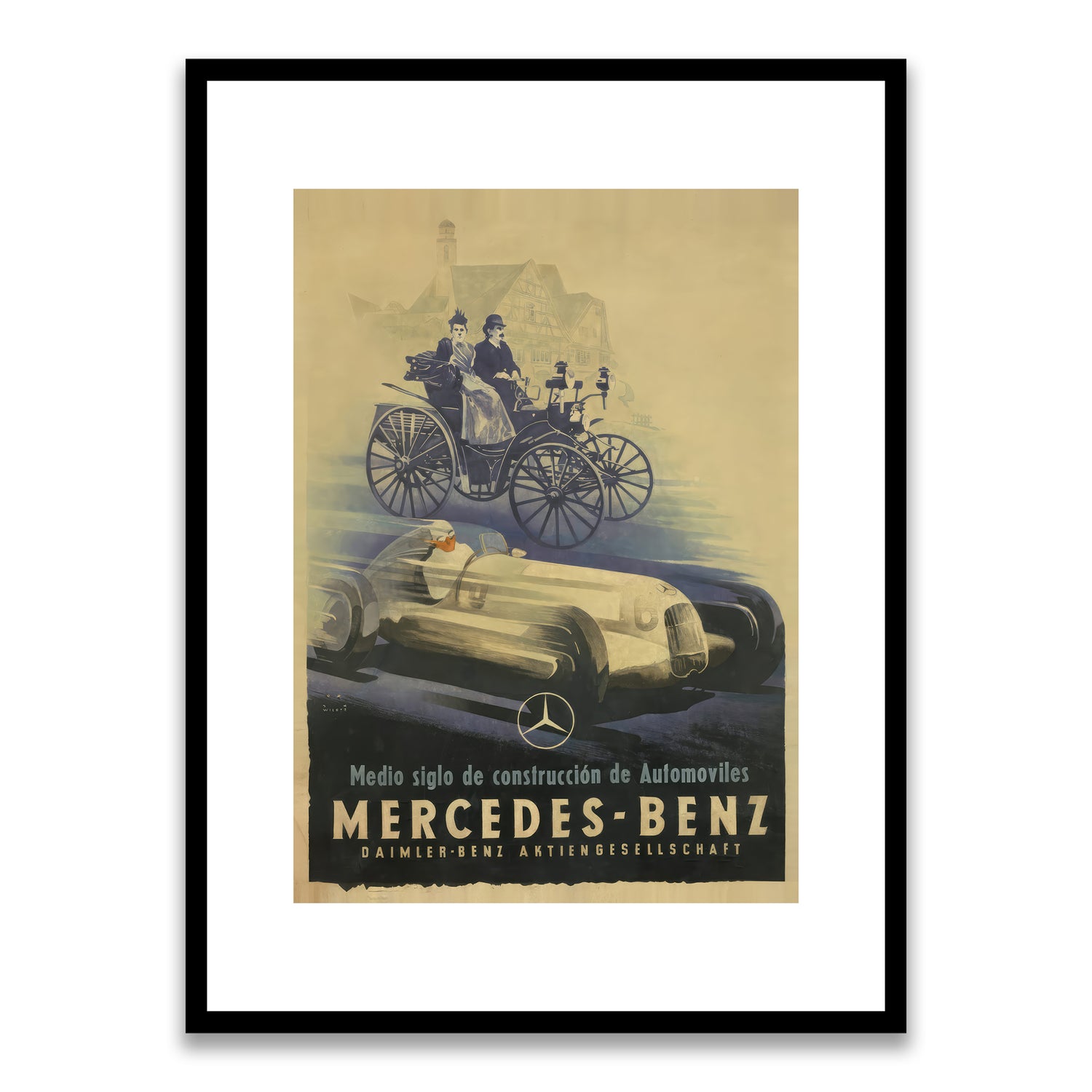 Mercedes Benz Framed Print