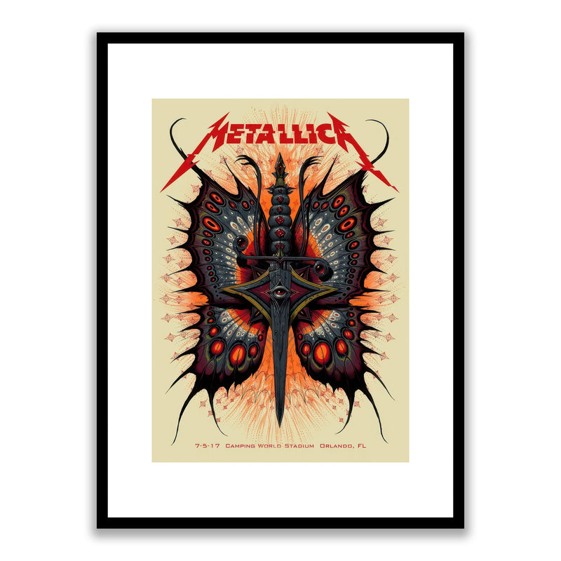 Metallica Camping World Stadium Framed Print