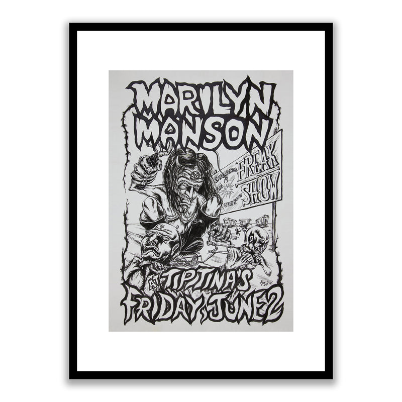 Marilyn Manson Framed Print