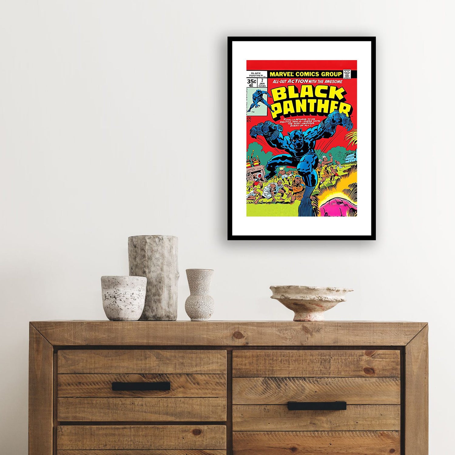 Marvel Black Panther Framed Print