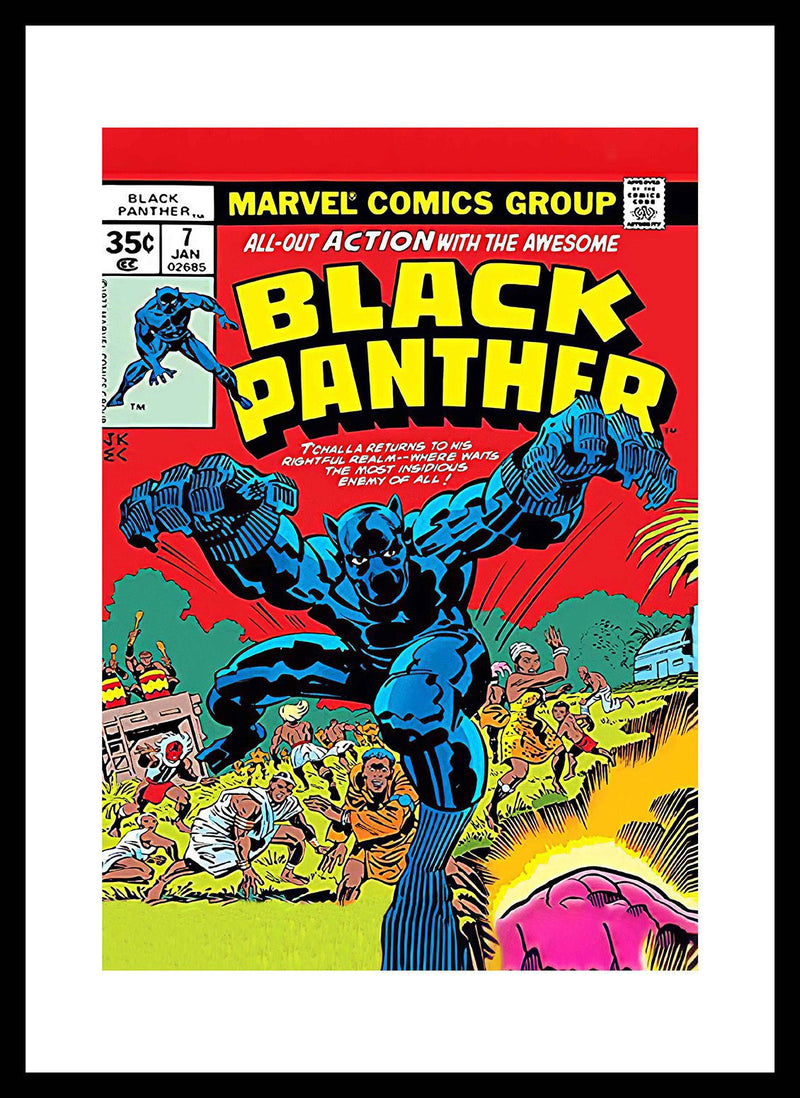 Marvel Black Panther Framed Print