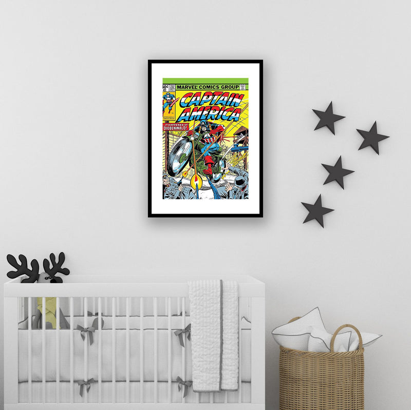 Marvel Captain America Framed Print