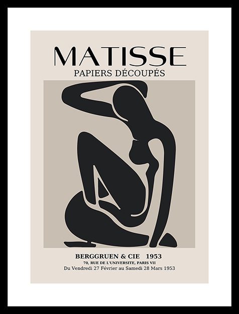 Matisse Papiers Decoupe II Framed Print