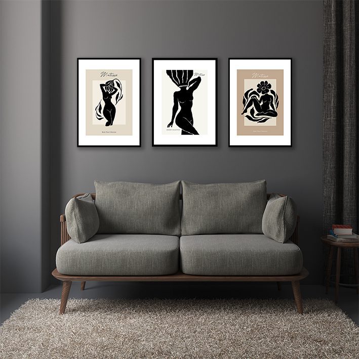 Matisse Body Flora Set of Framed Prints