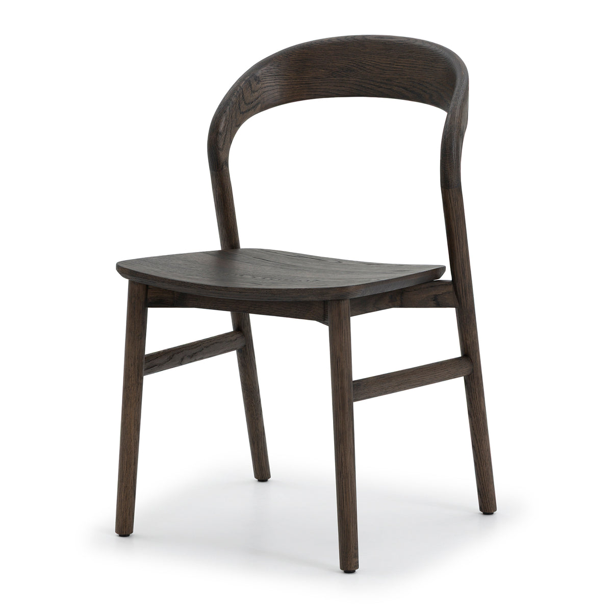 Meg Dining Chair (Espresso Oak) Solid Seat
