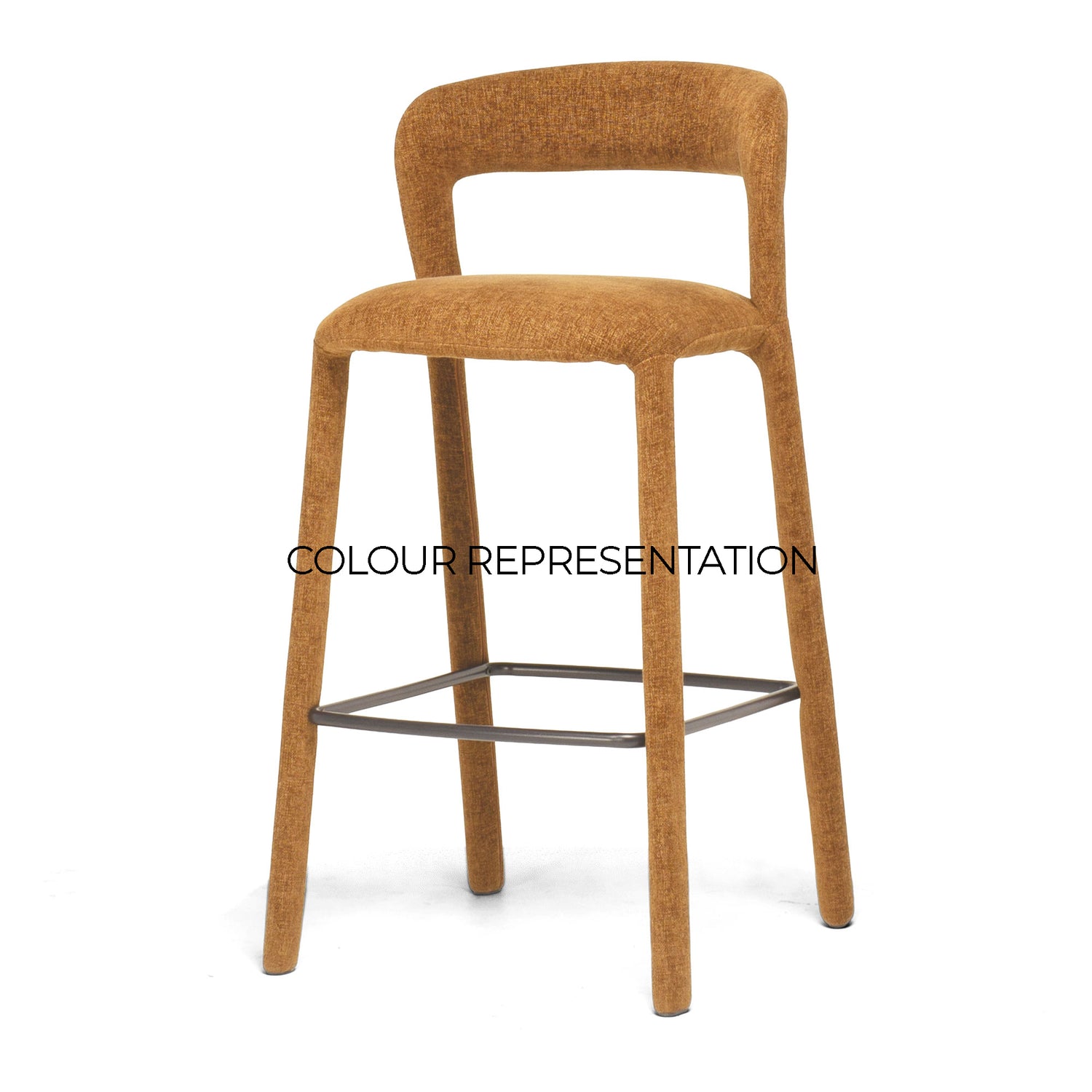 Munich Barstool Gold Ochre