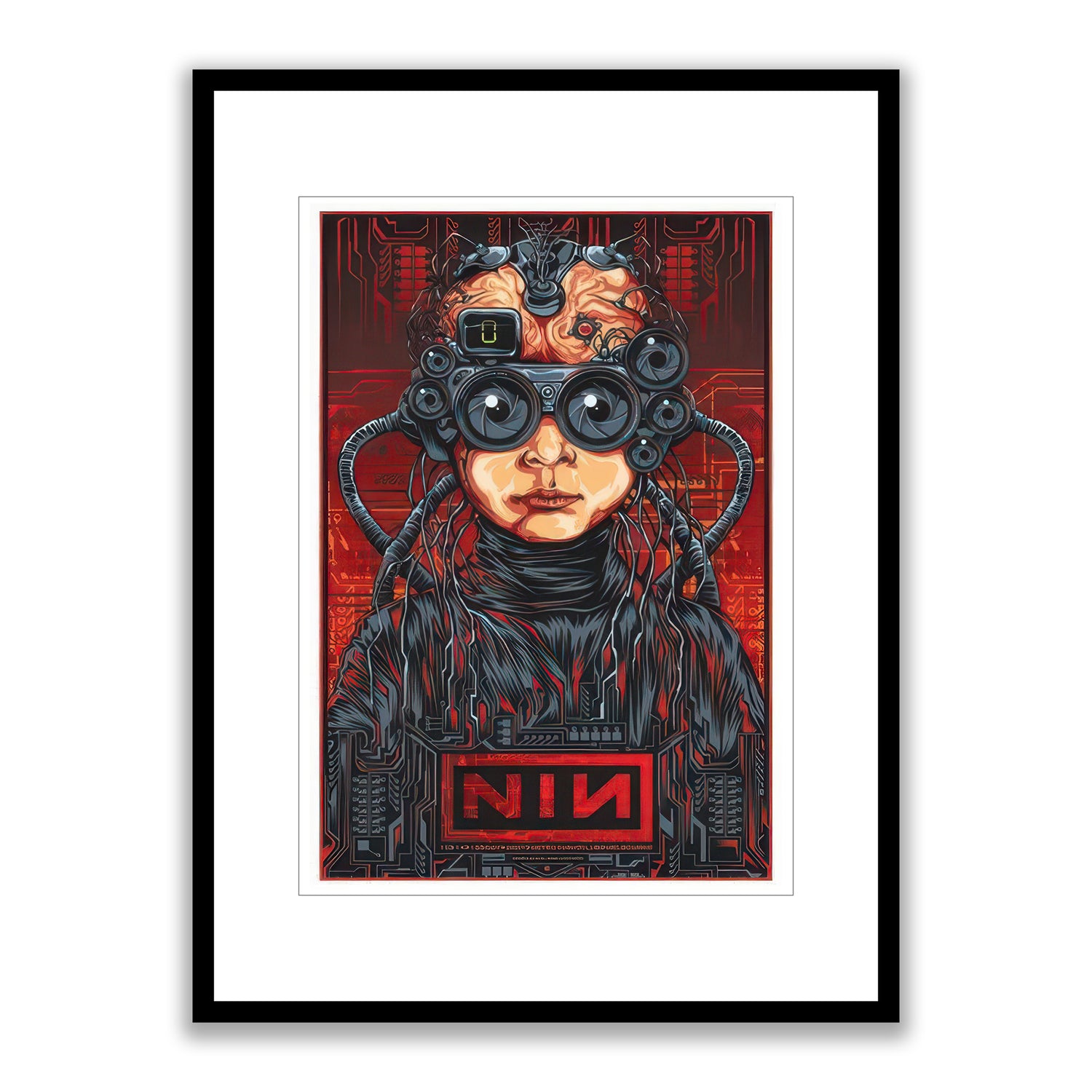 Nine Inch Nails Framed Print