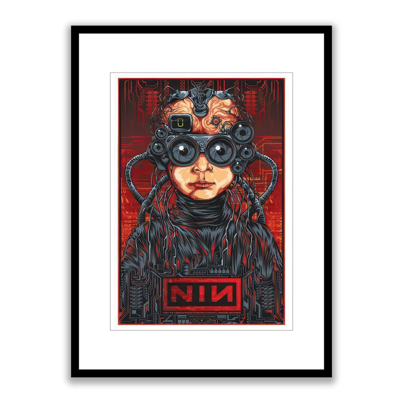 Nine Inch Nails Framed Print